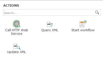 Integration functionality of Nintex